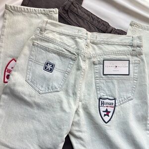 NWT Tommy Hilfiger Patchwork Jeans 🏂👖